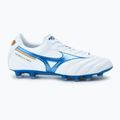 Кросівки футбольні чоловічі Mizuno Morelia II Pro MD white/laser blue/gold 2