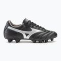 Кросівки футбольні чоловічі Mizuno Morelia II Club FG black/galaxy silver/dark shadow 2