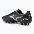 Кросівки футбольні чоловічі Mizuno Morelia Neo IV Pro FG black/galaxy silver 3