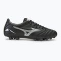 Кросівки футбольні чоловічі Mizuno Morelia Neo IV Pro AG black/galaxy silver 2