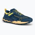 Кросівки для бігу чоловічі Mizuno Wave Ibuki 4 blue wing teal/flax/quince