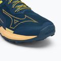Кросівки для бігу чоловічі Mizuno Wave Ibuki 4 blue wing teal/flax/quince 7