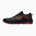 Кросівки для бігу чоловічі Mizuno Wave Mujin 10 black/apricot/spicy orange 8