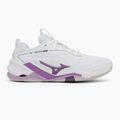 Кросівки гандбольні Mizuno Wav Stealth Neo 2 white / navy peony / peach parfait 2