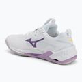 Кросівки гандбольні Mizuno Wav Stealth Neo 2 white / navy peony / peach parfait 3