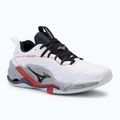 Кросівки для гандболу чоловічі Mizuno Wave Stealth Neo 2 white/salsa/black