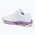Кросівки для волейболу жіночі Mizuno Wave Voltage 2 white/patrician purple/quince 3
