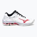 Кросівки волейбольні чоловічі Mizuno Wave Voltage 2 white/salsa/black 2