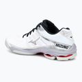 Кросівки волейбольні чоловічі Mizuno Wave Voltage 2 white/salsa/black 3