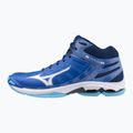 Mizuno Wave Voltage 2 Mid волейбольні кросівки муген синій/білий/синій