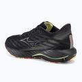 Чоловічі бігові кросівки Mizuno Wave Rider 28 чорний/сріблястий/сонячний лайм 3