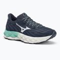 Кросівки для бігу жіночі Mizuno Wave Sky 8 india ink/neo silver/dusty jade green