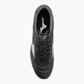 Кросівки футбольні чоловічі Mizuno Morelia II Club AG black/galaxy silver/dark shadow 5