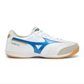 Кросівки футбольні чоловічі Mizuno Morelia Sala Elite IN white/laser blue/gold 2