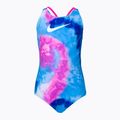 Купальник суцільний дитячий  Nike Tie Dye Spiderback блакитний NESSC719-458