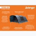 Намет кемпінговий 5-місний Vango Sierra 500 deep blue 13