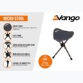 Крісло туристичне Vango Micro Stool india ink 6