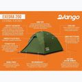 Намет трекінговий двомісний Vango Exedra 200 forest green 11