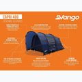 Намет кемпінговий чотиримісний Vango Capri 400 twilight blue 10