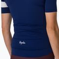 Футболка велосипедна жіноча Rapha Core Lightweight Jersey navy/white 4