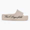 Шльопанці жіночі KARL LAGERFELD Kobo II Hotel Logo off white eco eva