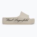 Шльопанці жіночі KARL LAGERFELD Kobo II Hotel Logo off white eco eva 2