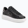 Кросівки жіночі KARL LAGERFELD Kapri Maison black leather w/silver