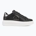 Кросівки жіночі KARL LAGERFELD Kapri Maison black leather w/silver 2
