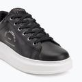 Кросівки жіночі KARL LAGERFELD Kapri Maison black leather w/silver 7