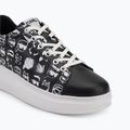 Кросівки жіночі KARL LAGERFELD Kapri Twin Nft Graffiti black/white leather 7