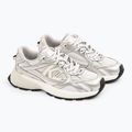 Кросівки жіночі KARL LAGERFELD Orion Sidetrim white leather/textile w/silver 2