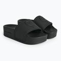 Шльопанці жіночі KARL LAGERFELD Kondo Maxi Nft Relief black rubber 2