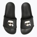 Шльопанці жіночі KARL LAGERFELD Kondo 2.0 NFT black rubber 4