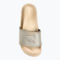 Шльопанці жіночі KARL LAGERFELD Kondo 2.0 NFT Relief gold rubber 5