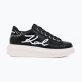 Кросівки жіночі KARL LAGERFELD Kapri Cornelly Signia Stitch black leather
