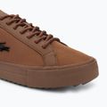Чоловічі туфлі Lacoste 48SMA003 коричневі/коричневі 7