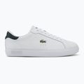 Кросівки чоловічі Lacoste Powercourt white/dark green 2
