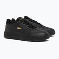 Взуття жіноче Lacoste Court Ace Leather black/gold 2