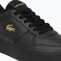 Взуття жіноче Lacoste Court Ace Leather black/gold 6
