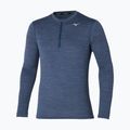 Кофта для бігу чоловіча Mizuno Impulse Core Half Zip estate blue