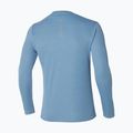 Лонгслів для бігу чоловічий Mizuno Dryaeroflow Half Zip parisian blue 2