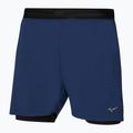 Шорти для бігу чоловічі Mizuno Tech Light 5.5" 2IN1 estate blue