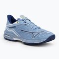 Кросівки тенісні жіночі Mizuno Wave Exceed Tour 6 CC bel air blue/ bellwether blue/ white