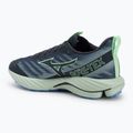 Кросівки для бігу чоловічі Mizuno Wave Rider GTX 2 vintage indigo / neo mint / front blue 3