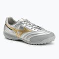Кросівки футбольні чоловічі Mizuno Morelia Sala Pro TF galaxy silver/gold/gold