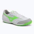Кросівки футбольні чоловічі Mizuno Morelia Sala Pro TF white/neon green/galaxy silver