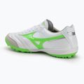 Кросівки футбольні чоловічі Mizuno Morelia Sala Elite TF white/neon green/galaxy silver 3