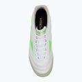 Кросівки футбольні чоловічі Mizuno Morelia Sala Elite TF white/neon green/galaxy silver 5
