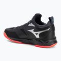 Кросівки волейбольні Mizuno Wave Dimension black/neon flame/peacock blue 3