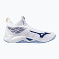 Волейбольне взуття Mizuno Wave Dimension Mid біле/bellwether синє/belairblu 8